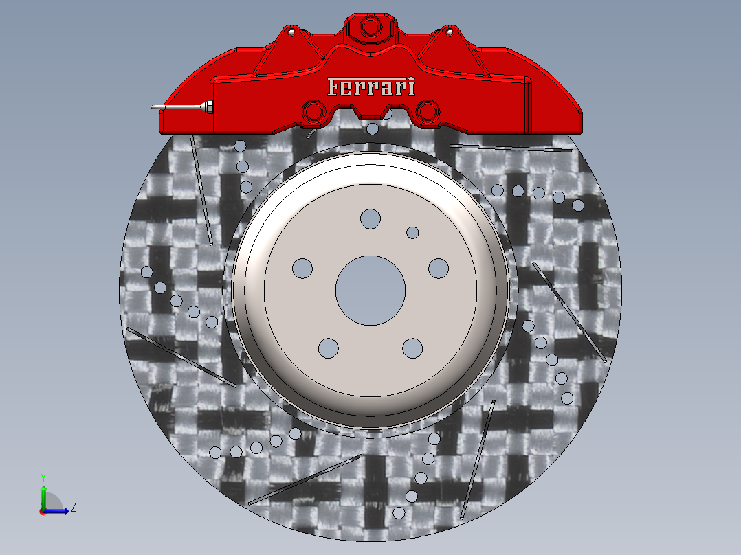 制动器 (28)左视图