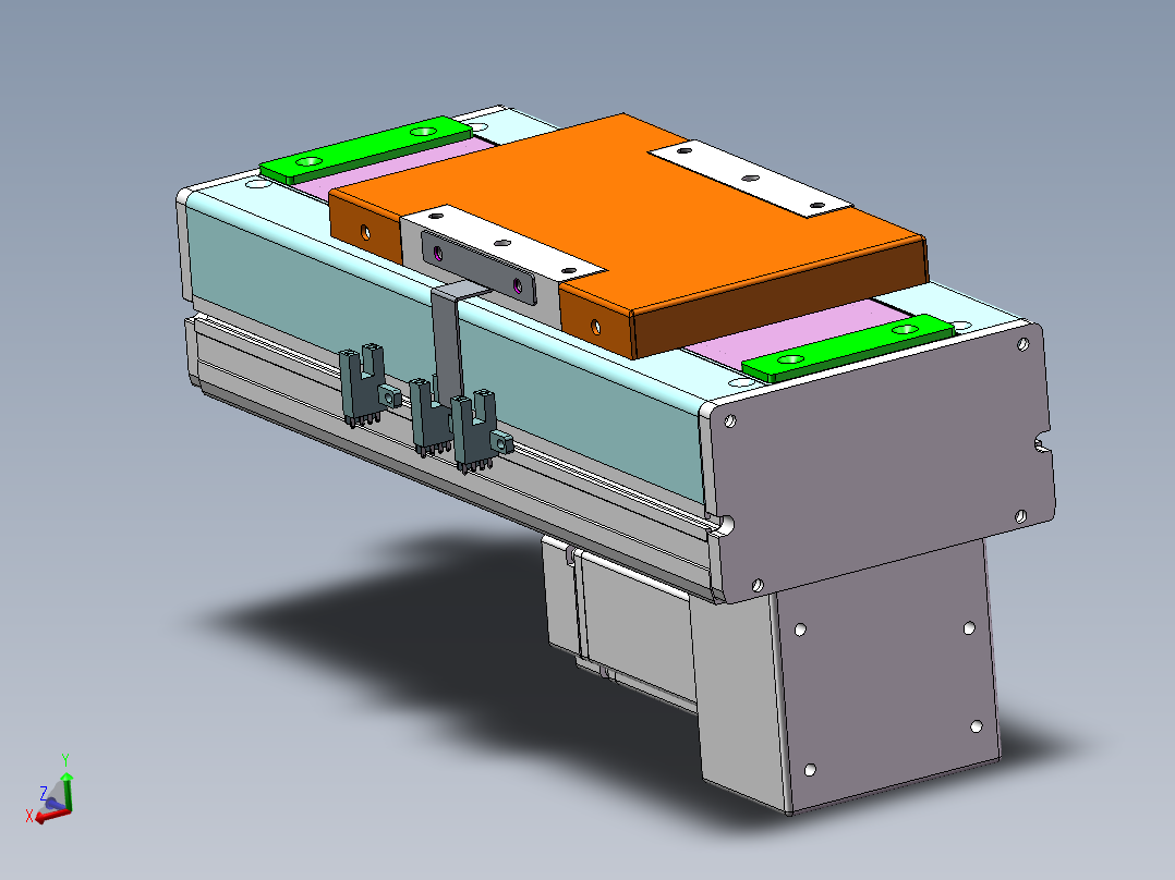 MCH丝杆全封闭MCH14-BM-400W主视图