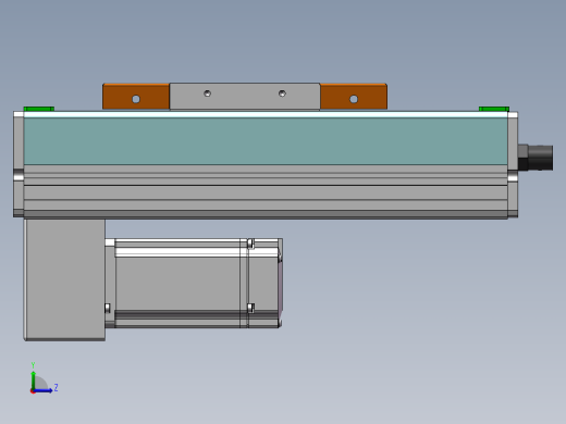 MCH丝杆全封闭MCH14-BM-400W左视缩略图