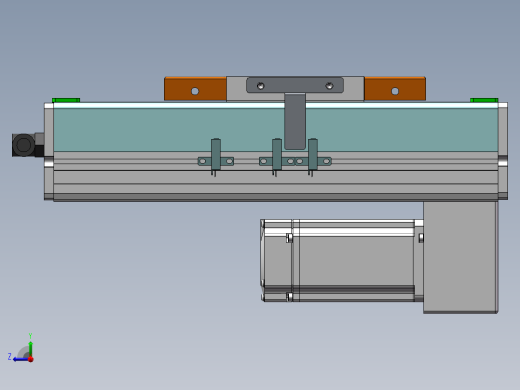 MCH丝杆全封闭MCH14-BM-400W右视缩略图
