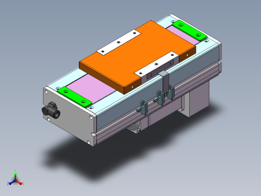 MCH丝杆全封闭MCH14-BM-400W正等轴测缩略图