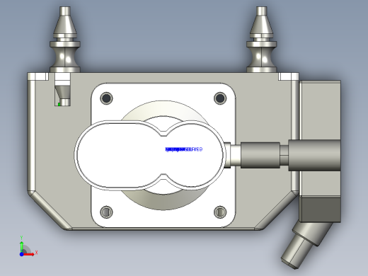 按摩椅气泵proe三维图前视缩略图