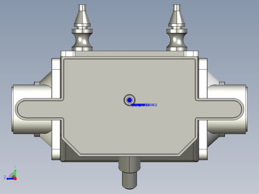 按摩椅气泵proe三维图右视缩略图