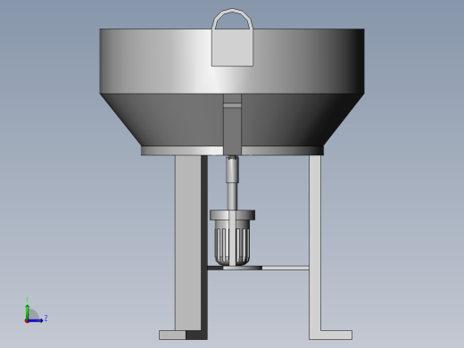 饲料加工用搅拌设备左视缩略图