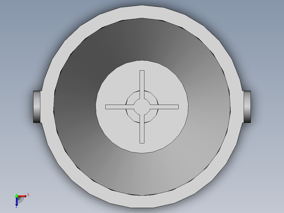 饲料加工用搅拌设备俯视图