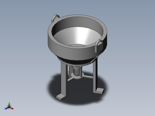 饲料加工用搅拌设备正等轴测缩略图