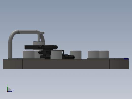 槽轮间歇转盘机构左视缩略图