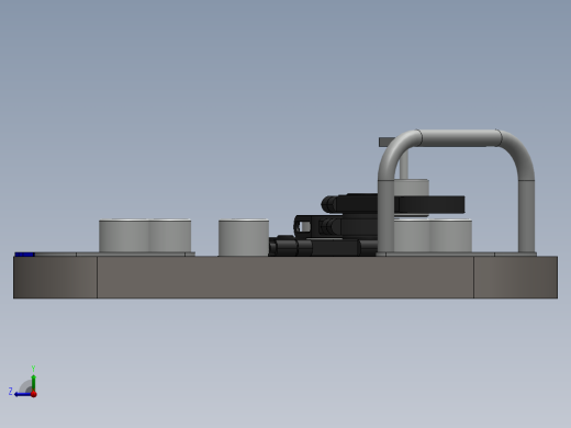槽轮间歇转盘机构右视缩略图
