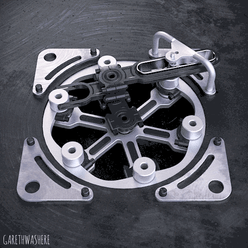 槽轮间歇转盘机构