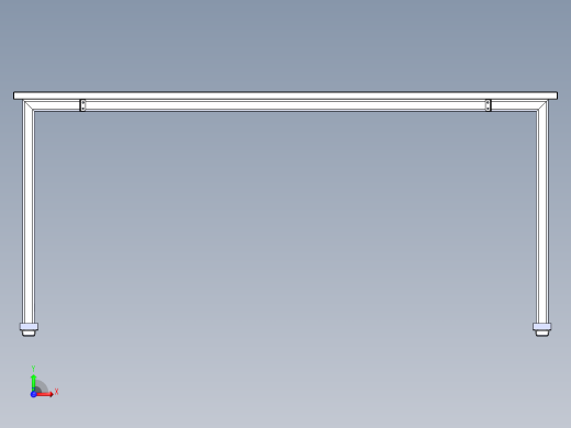 办公桌2前视缩略图