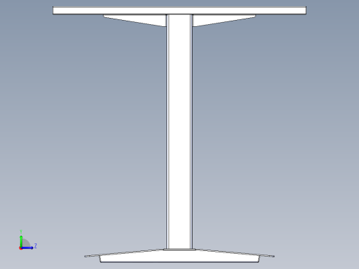 办公桌2左视缩略图
