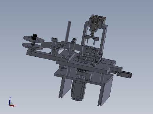 双工位卷纸机构