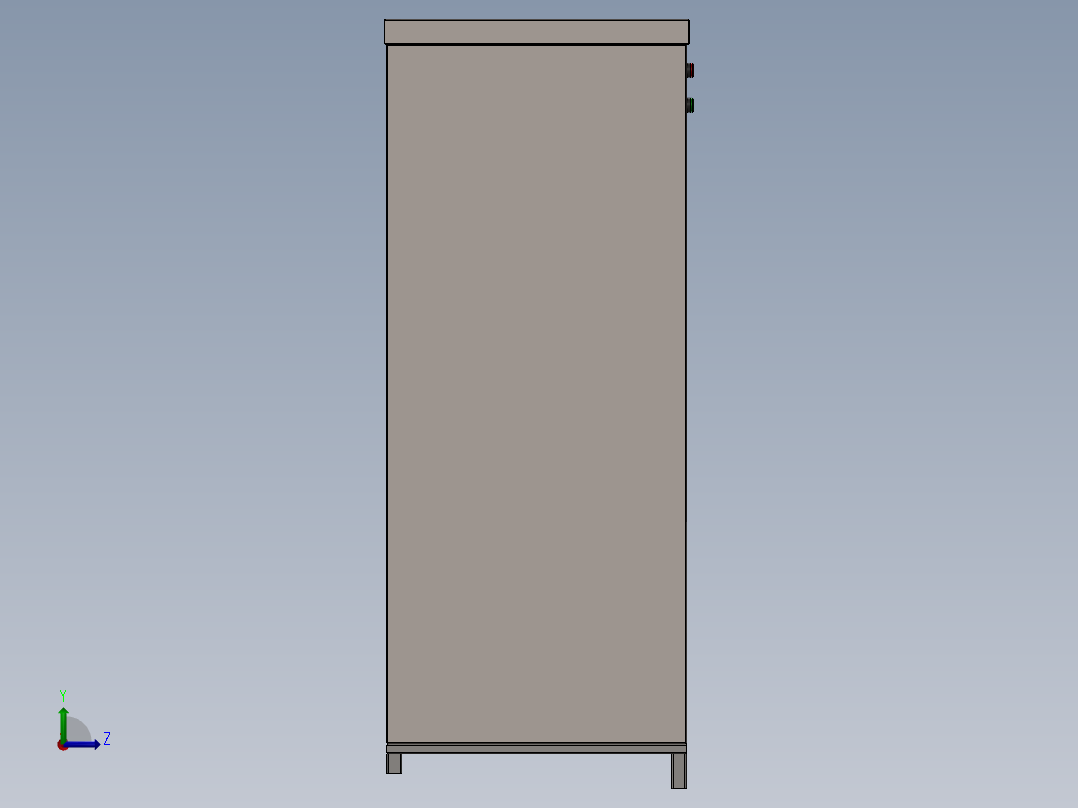 饮水机热水器左视图