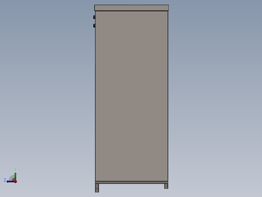 饮水机热水器右视图