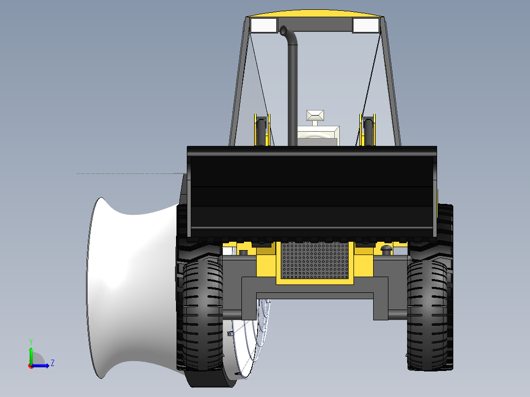 挖掘机、推土机(11)左视图