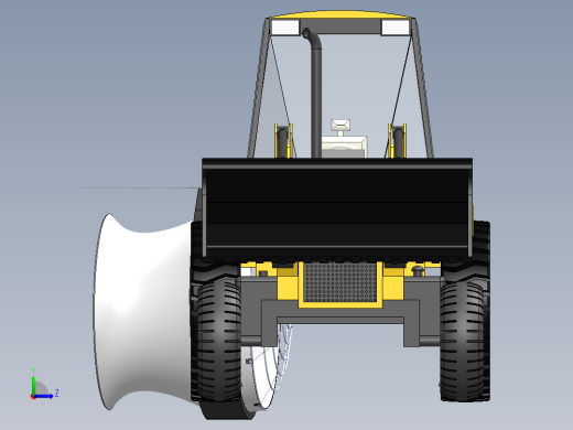 挖掘机、推土机(11)左视缩略图