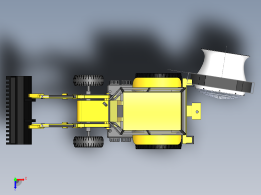挖掘机、推土机(11)俯视缩略图