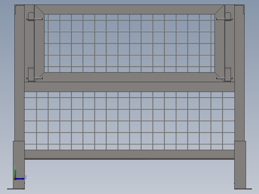 A2004290-钢托盘左视图