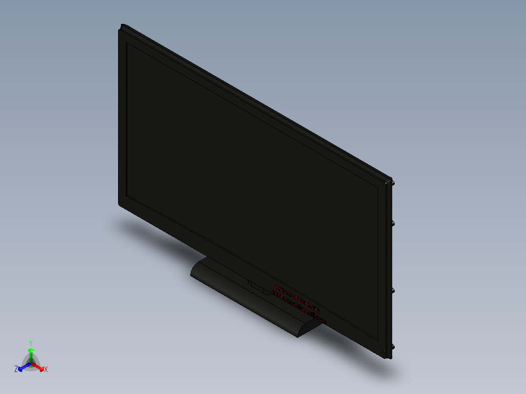 电视(9)正等轴测图