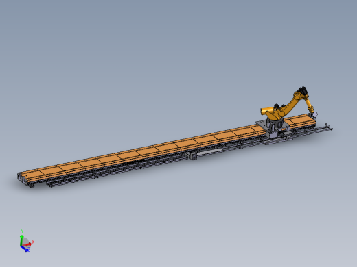 15米机器人地轨