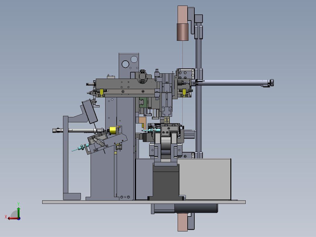 MRJ-300 触点自动铆接机序后视图