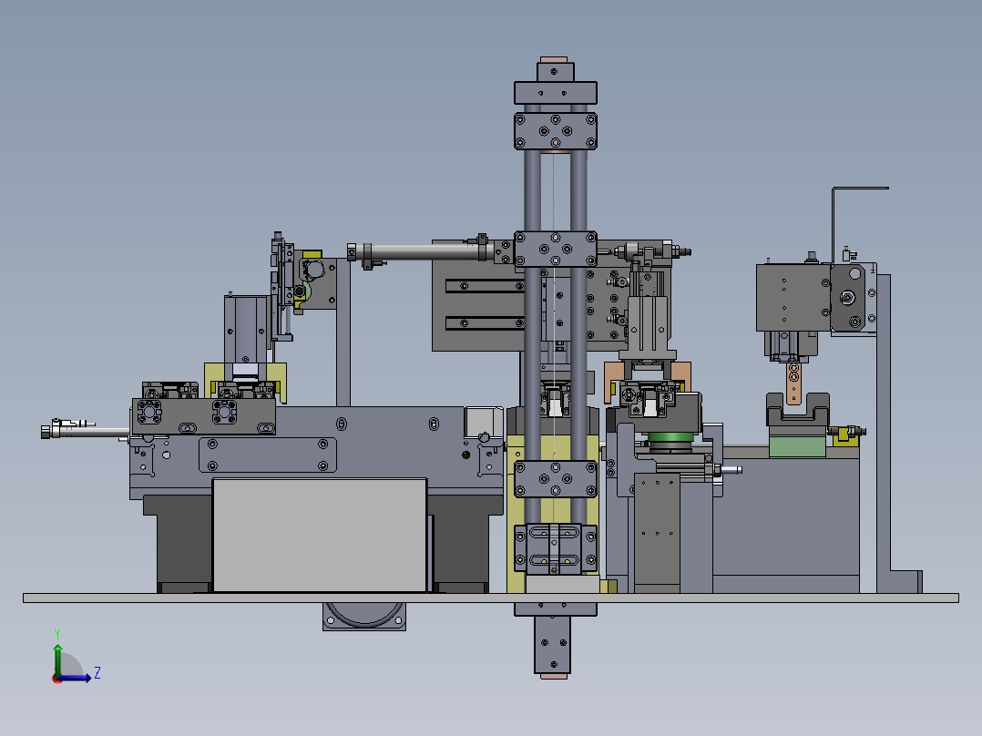 MRJ-300 触点自动铆接机序左视图