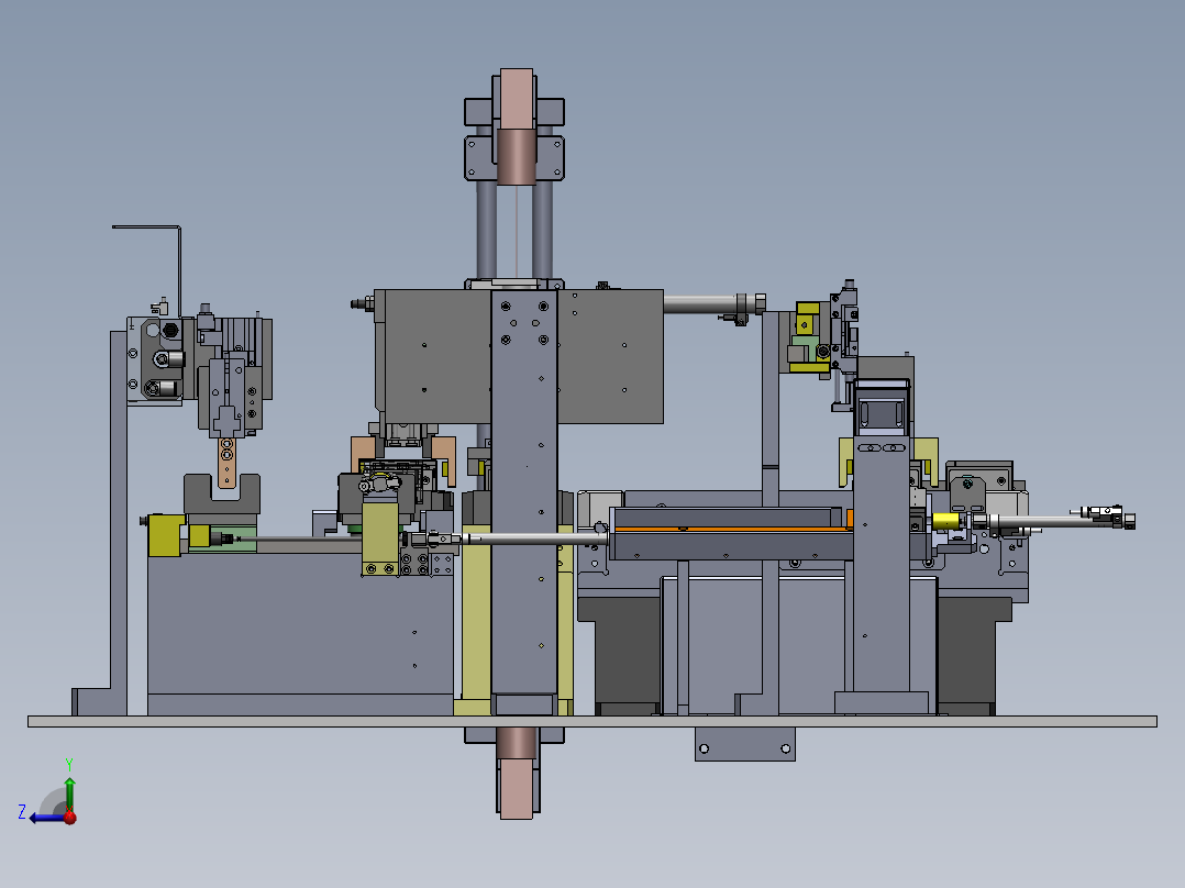MRJ-300 触点自动铆接机序右视图