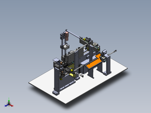 MRJ-300 触点自动铆接机序正等轴测缩略图