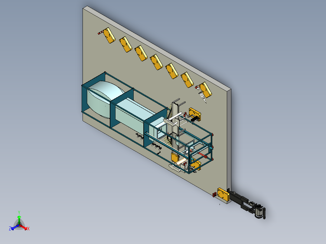 B2004354-NASA 风洞正等轴测图