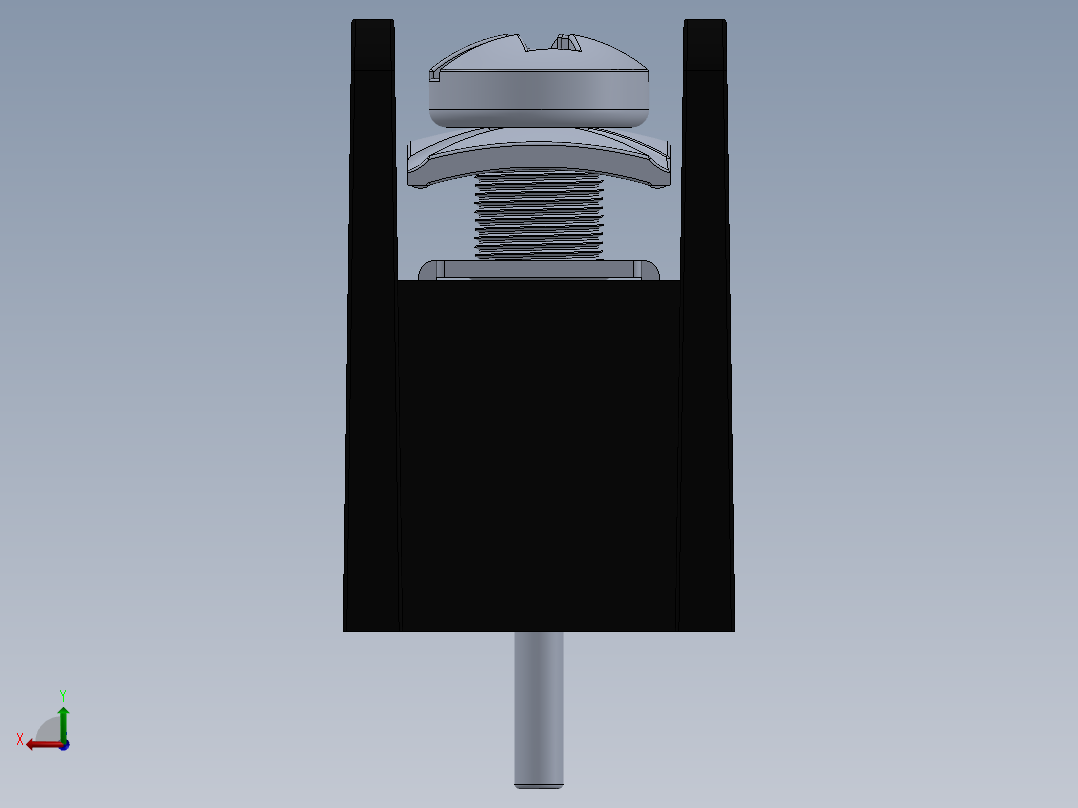端子板后视图
