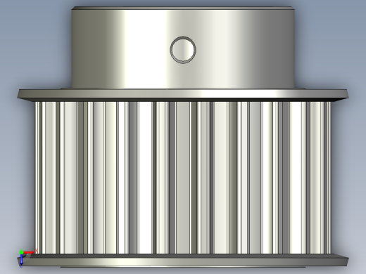 同步带轮EBL33-S8M250-22-B-N-d16俯视缩略图