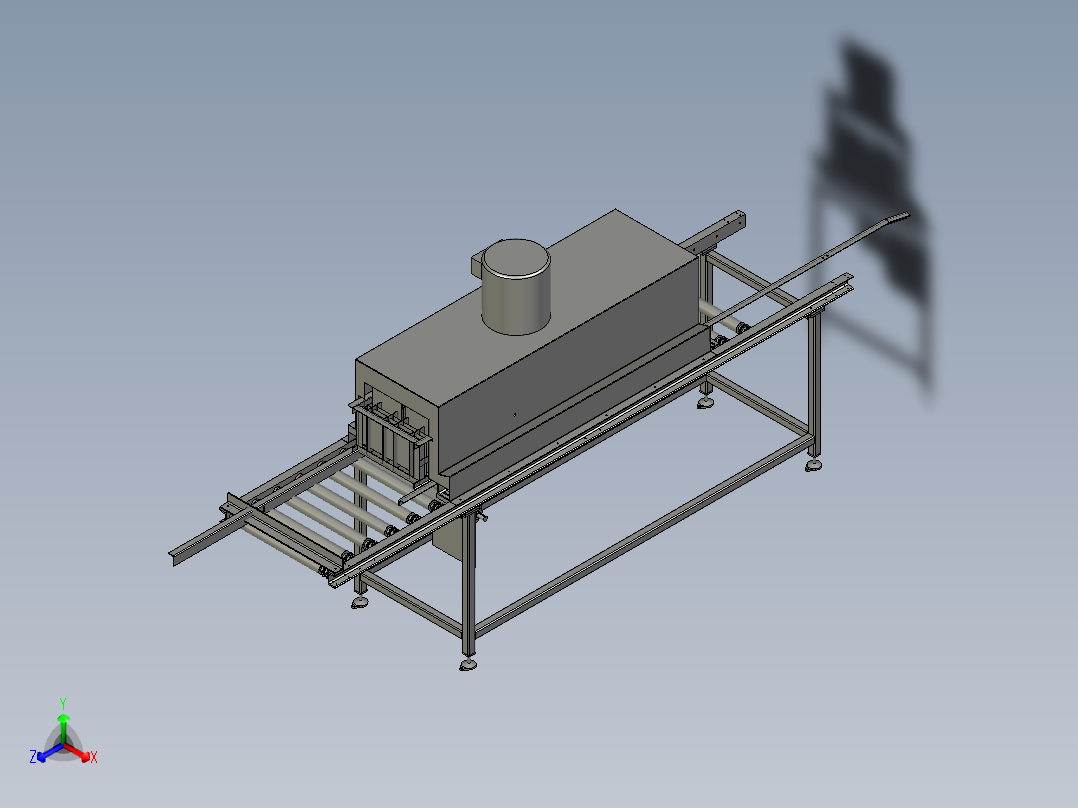 滚筒输送机--2主视图