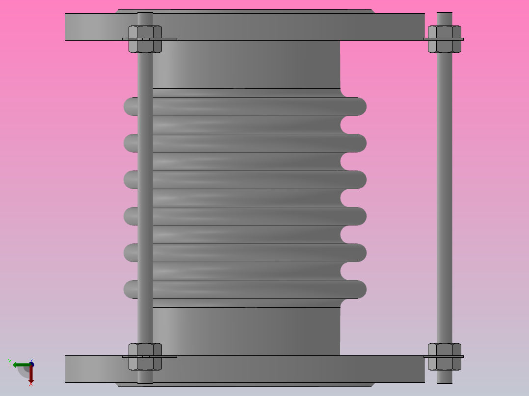 BS型膨胀节_BS6100N右视图