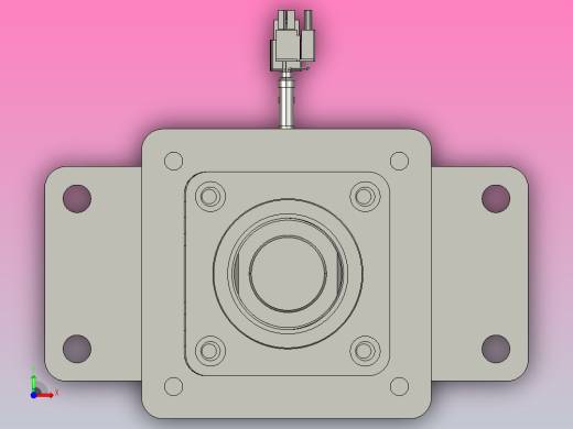 轻载电动缸TPA-ESR80-2510C-L400-M-FB-W-P75-JX-C3前视缩略图