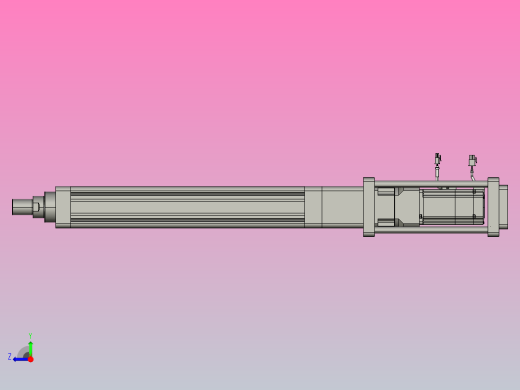 轻载电动缸TPA-ESR80-2510C-L400-M-FB-W-P75-JX-C3右视缩略图