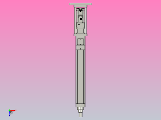 轻载电动缸TPA-ESR80-2510C-L400-M-FB-W-P75-JX-C3俯视缩略图