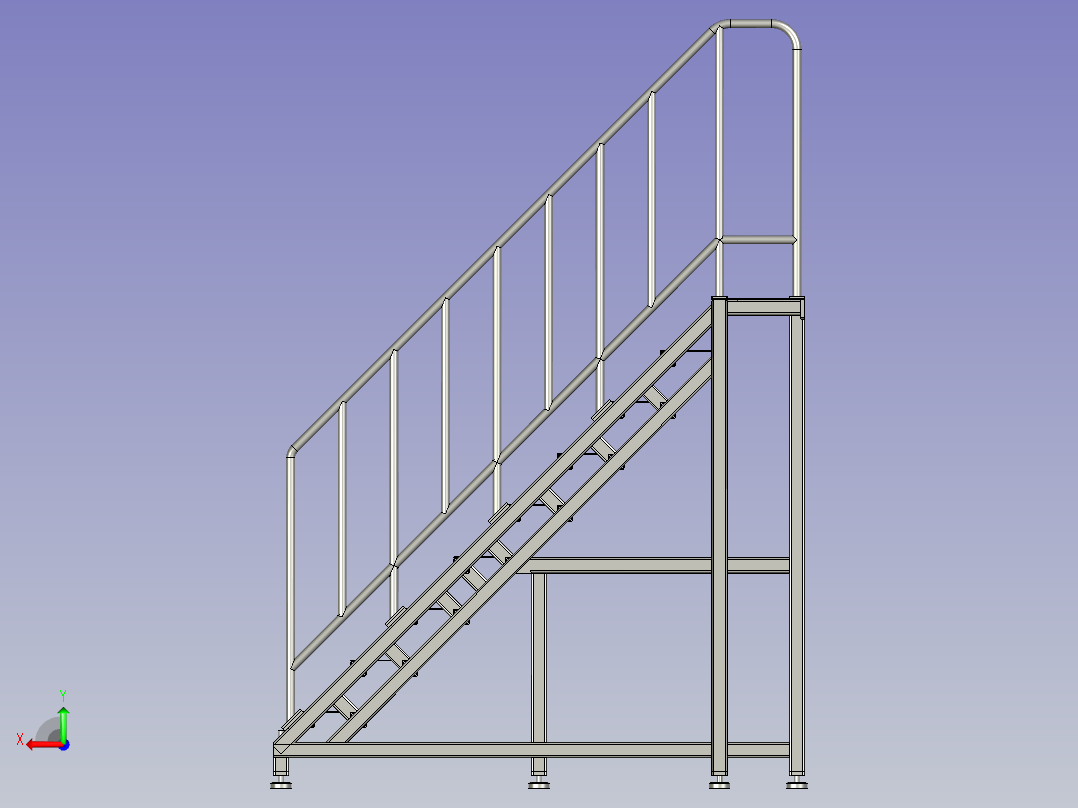 cv37梯子装配后视图