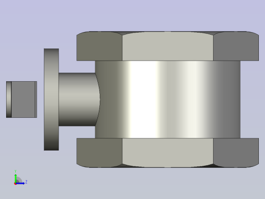 -窑炉专用风阀-DN50左视缩略图