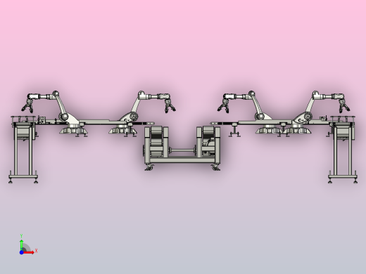 大型光伏面板自动化生产线前视缩略图