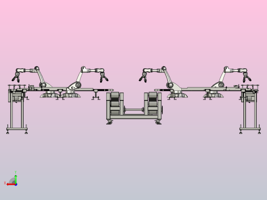 大型光伏面板自动化生产线后视缩略图