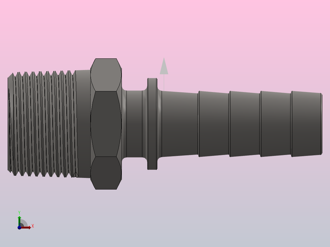 外丝宝塔接头Vanamatic-4000 Series - Steel-4670前视图