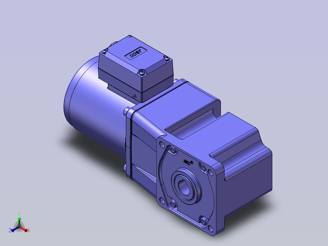 精研电机-调速电机-40YT03-180正等轴测图