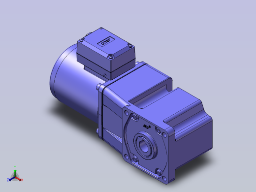 精研电机-调速电机-40YT03-180正等轴测缩略图