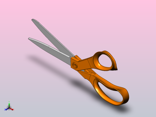 剪刀正等轴测缩略图