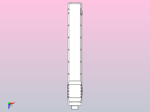 滚珠丝杠直线轴内置导轨TPA-GCR-170-2510C-L950-MP-M75-N3俯视缩略图