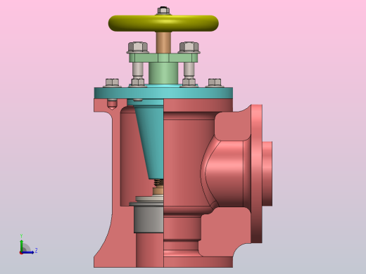进料止回阀左视缩略图