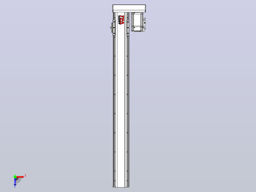 日规模组半封闭丝杆TPA-HNR-85D-1610C-L750-ML-Y-P20-N3俯视缩略图