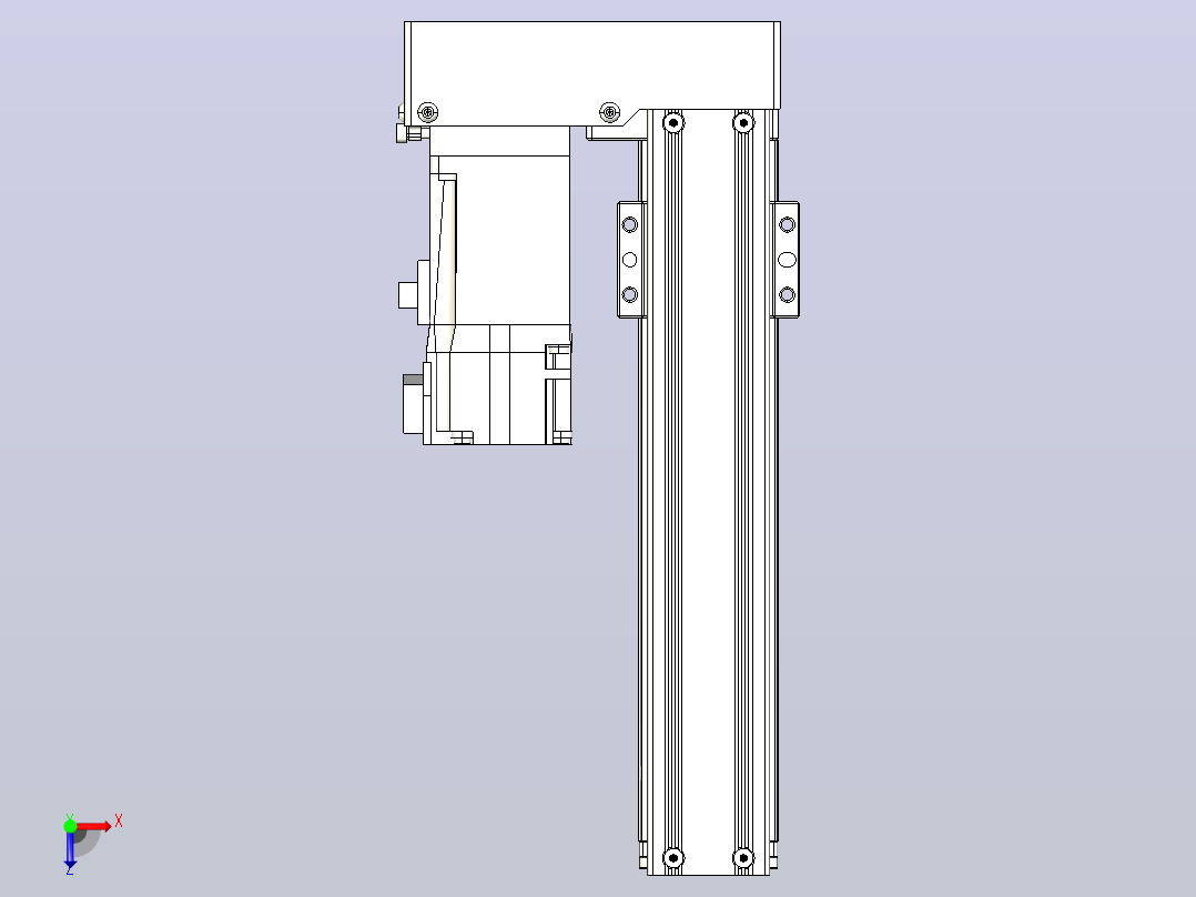 钢基模组TPA-KNR-4002C-200A1-ML-H1俯视图