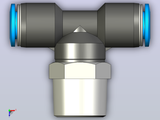 快插接头QST-1_2-10俯视缩略图