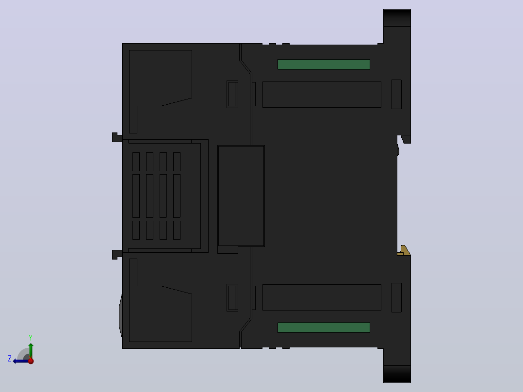 欧姆龙PLC CP1L_M40DT右视图